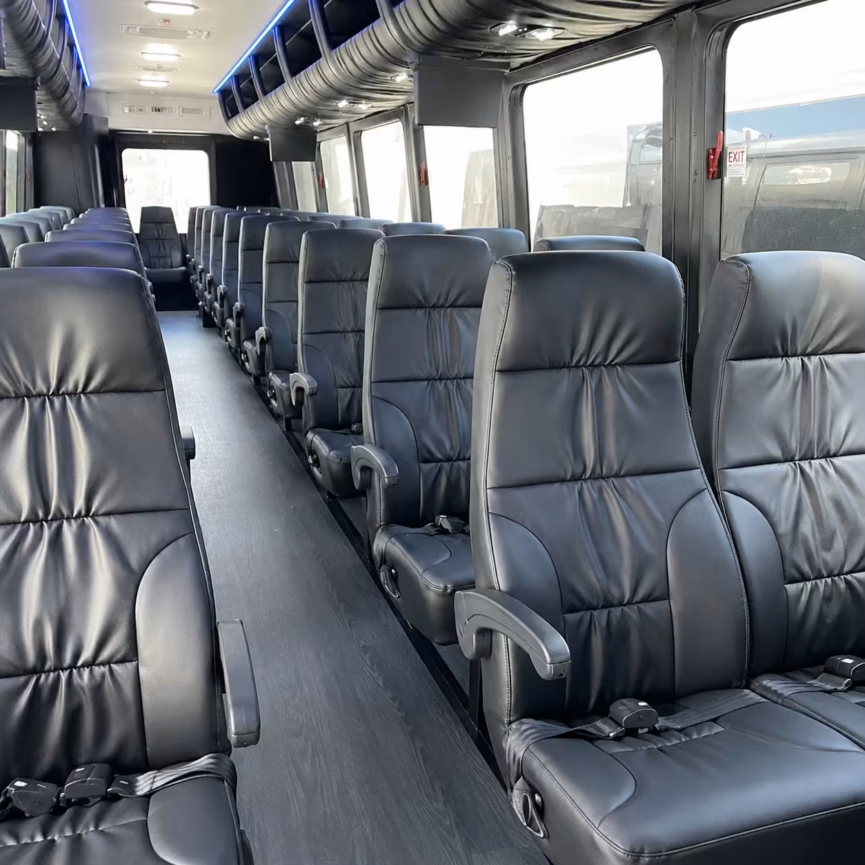 15 35 passenger minibus inside